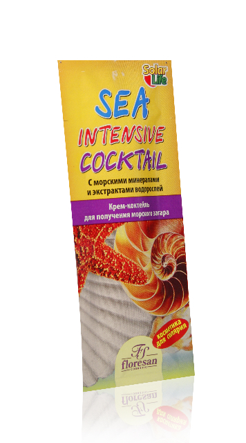 Крем-коктейль для получения морского загара 